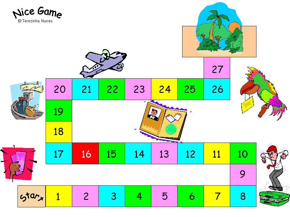 Click here to go to Nice Board Game to print and play